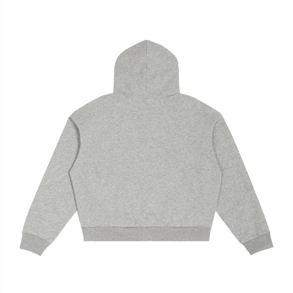 UNREGISTERED SUPPLY CO. | GREY ZIPUP HOODIE