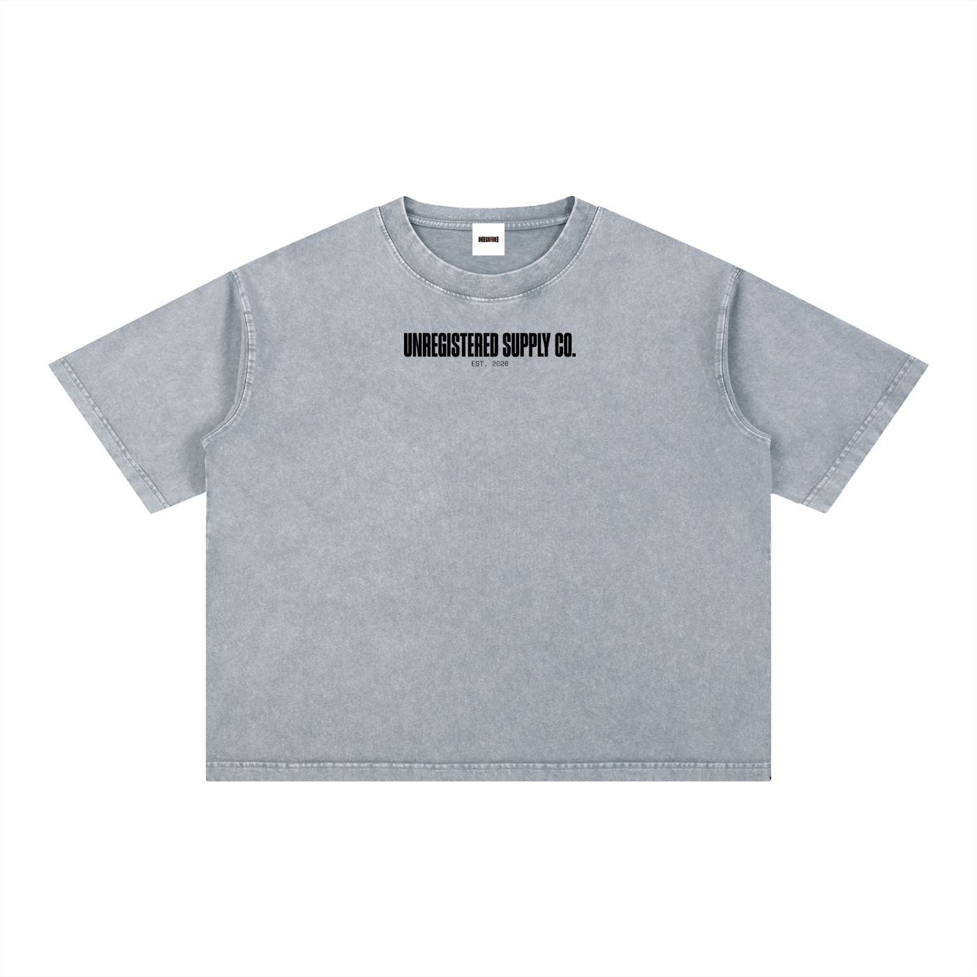 UNREGISTERED SUPPLY CO. | GREY WASHED SHIRT