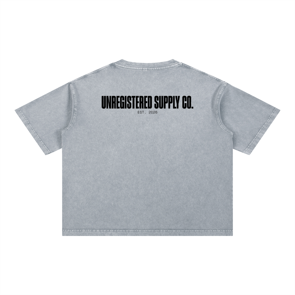 UNREGISTERED SUPPLY CO. | GREY WASHED SHIRT