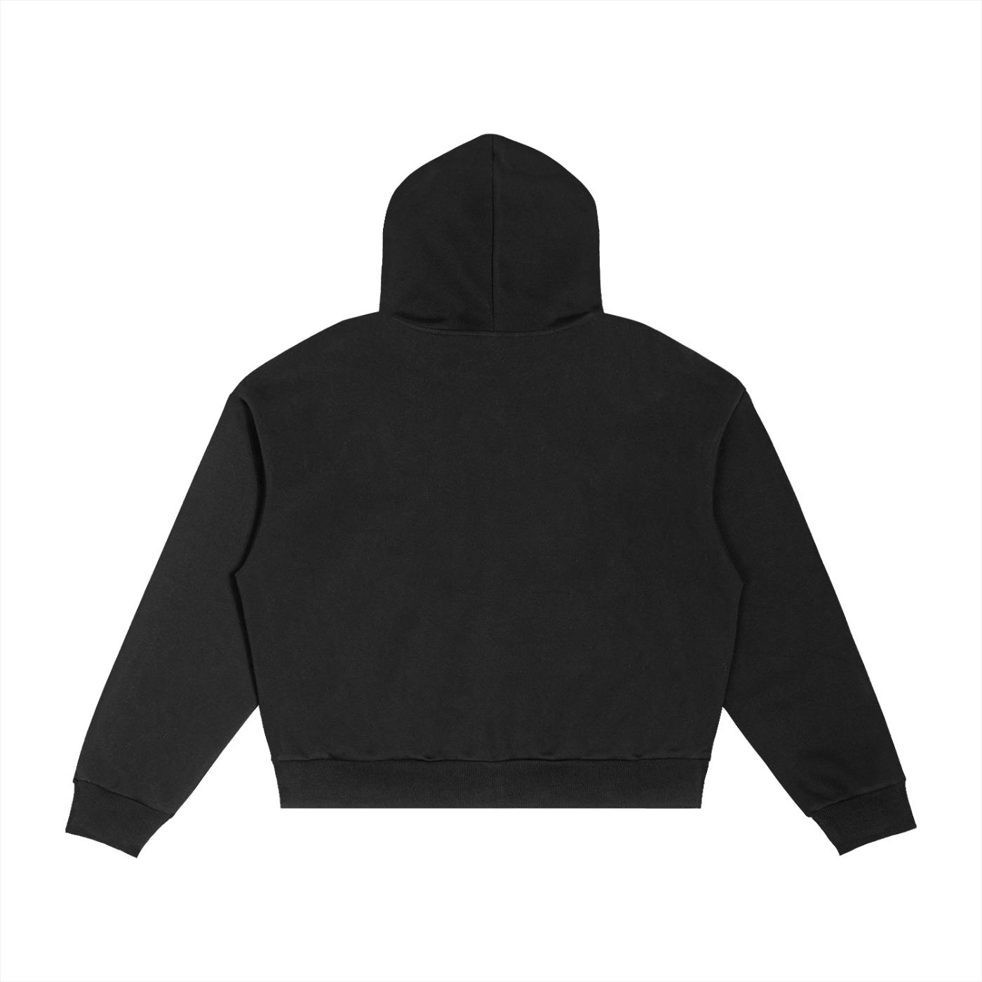 UNREGISTERED SUPPLY CO. | BLACK ZIPUP HOODIE | SINGLE LOGO | FILE 002