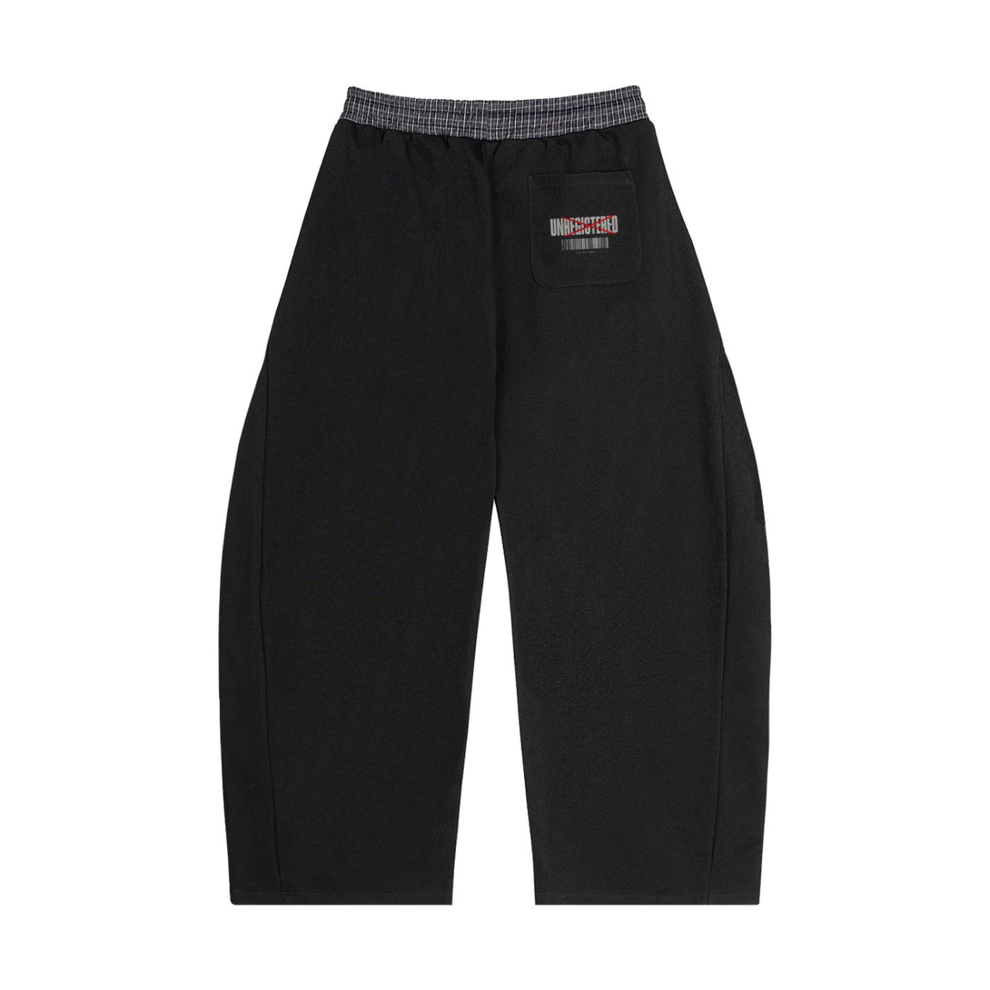 UNREGISTERED SUPPLY CO. | BLACK BAGGY SWEATPANTS  | FILE 002